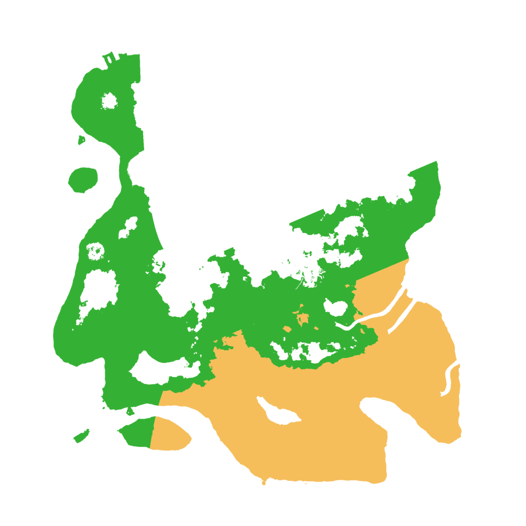 Biome Rust Map: Procedural Map, Size: 3000, Seed: 65465158