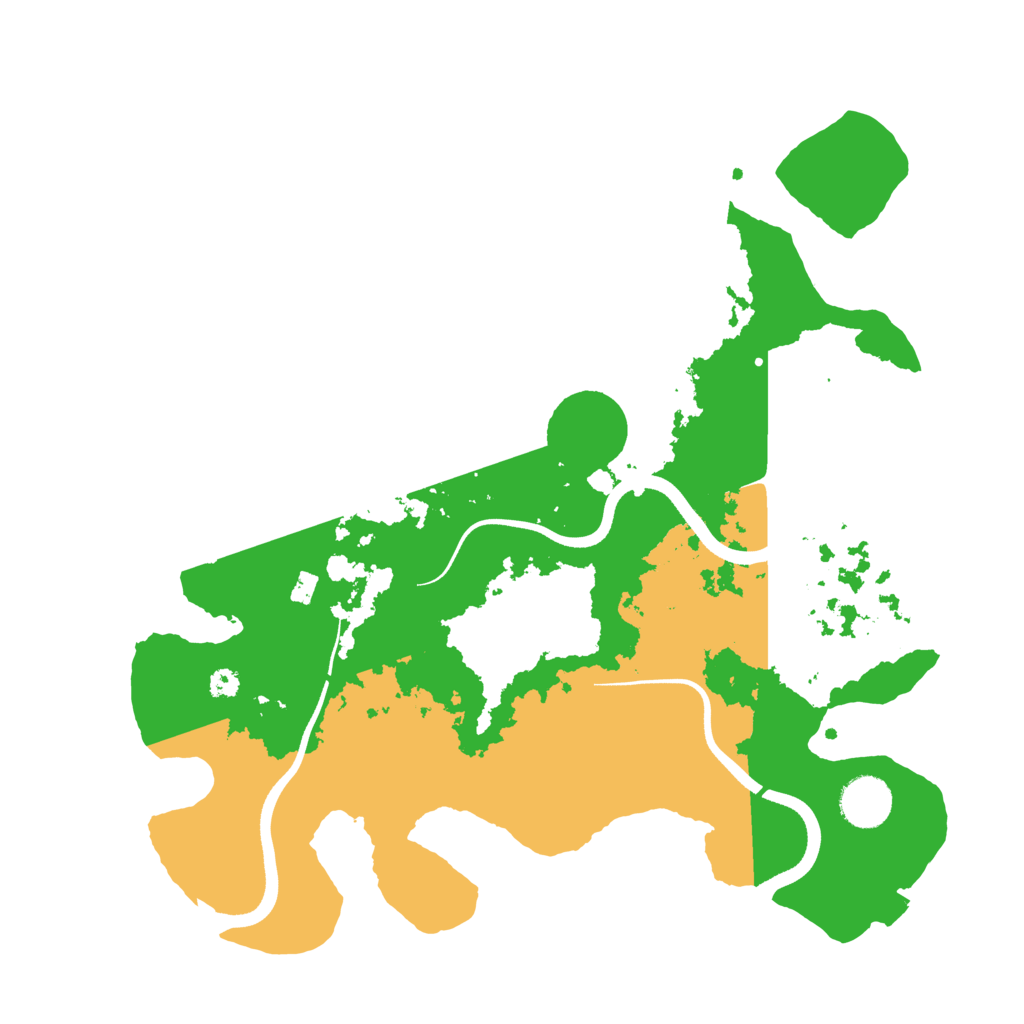 Biome Rust Map: Procedural Map, Size: 3500, Seed: 1085913995