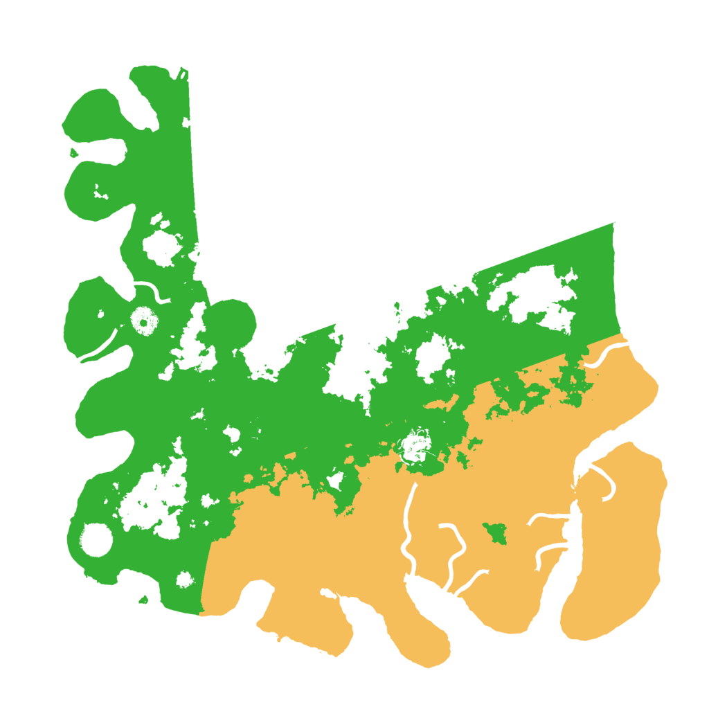 Biome Rust Map: Procedural Map, Size: 3900, Seed: 51160