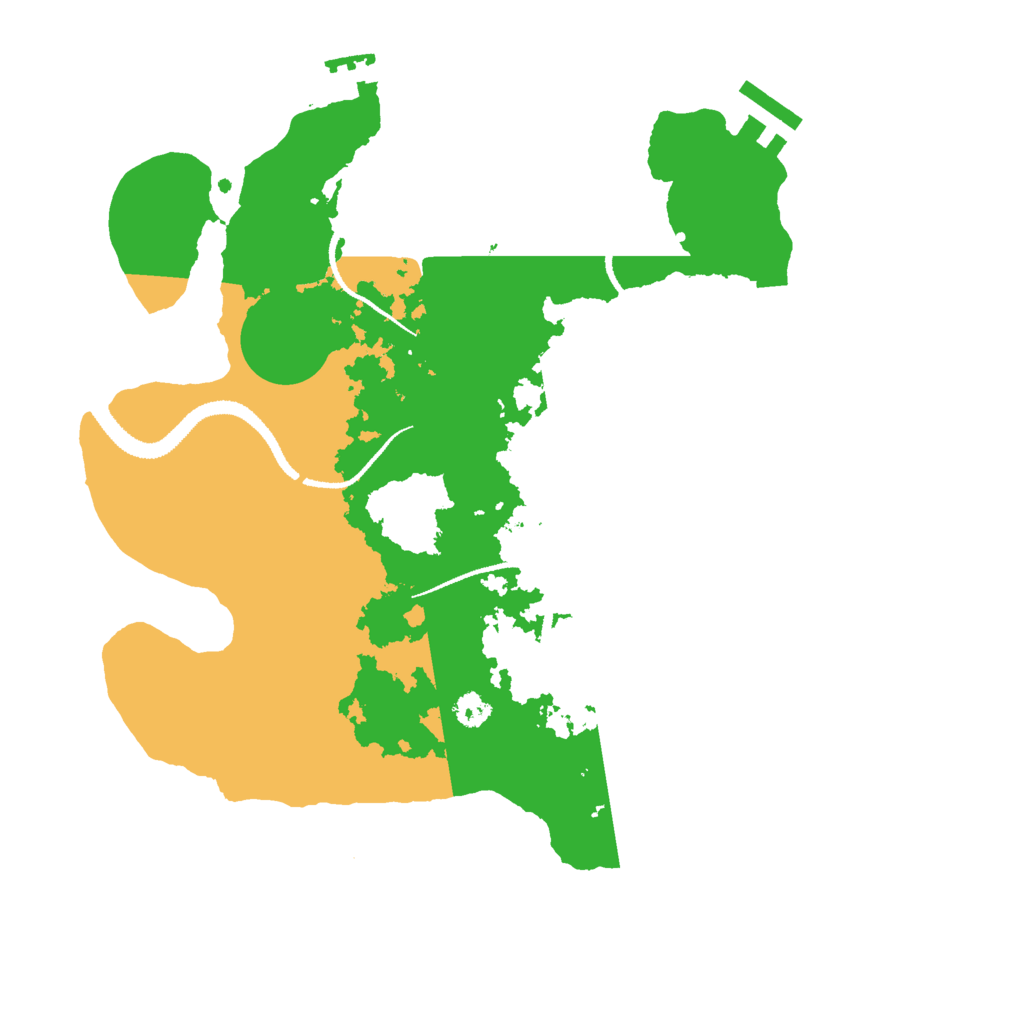 Biome Rust Map: Procedural Map, Size: 3000, Seed: 29540