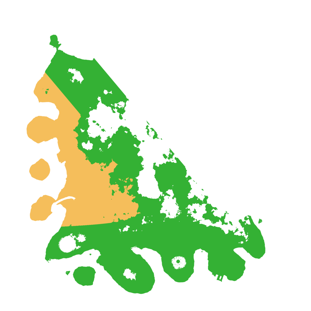 Biome Rust Map: Procedural Map, Size: 3500, Seed: 2029356511