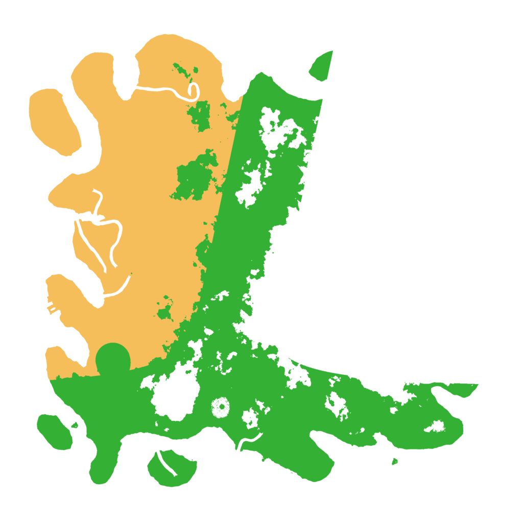 Biome Rust Map: Procedural Map, Size: 4000, Seed: 121096