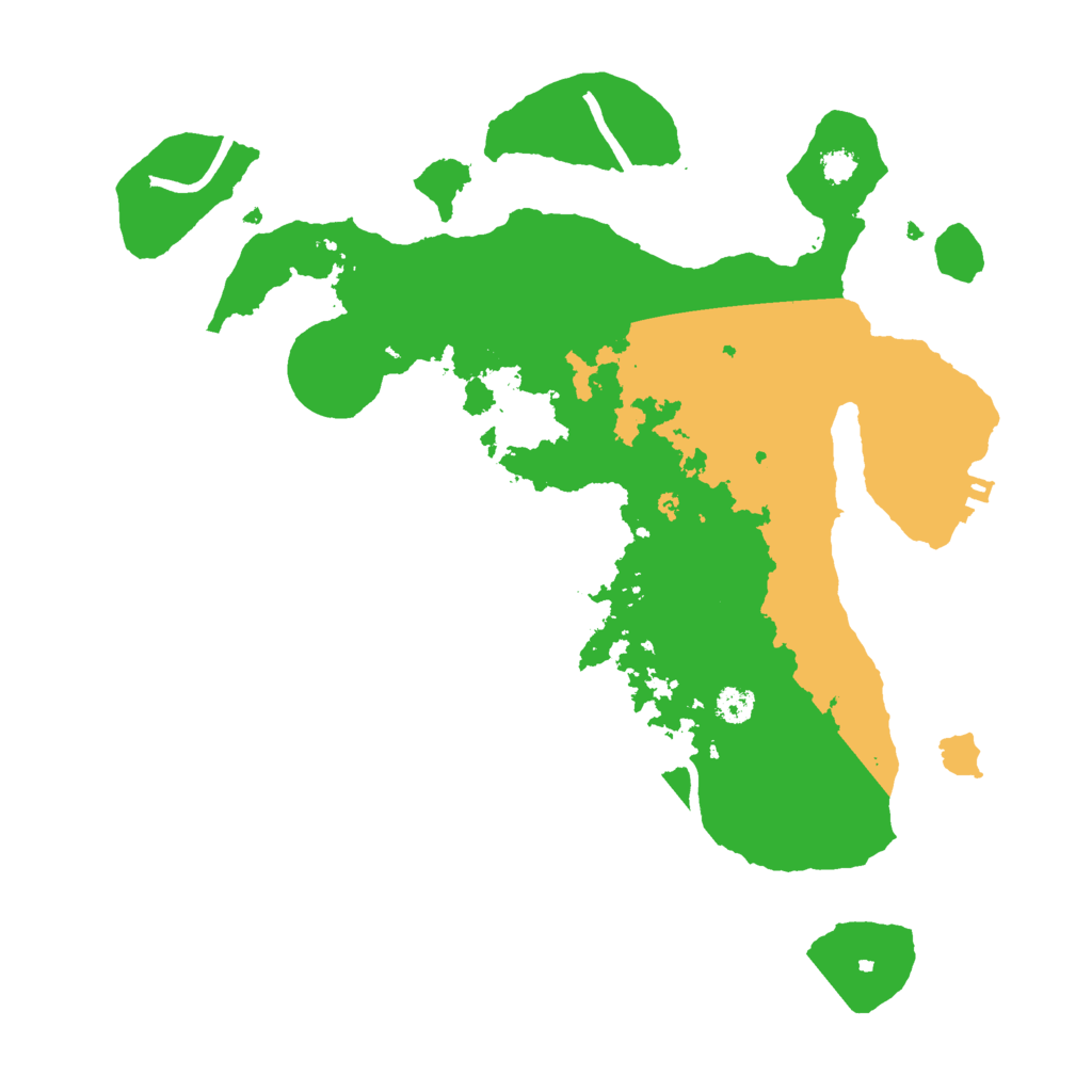 Biome Rust Map: Procedural Map, Size: 3000, Seed: 9175