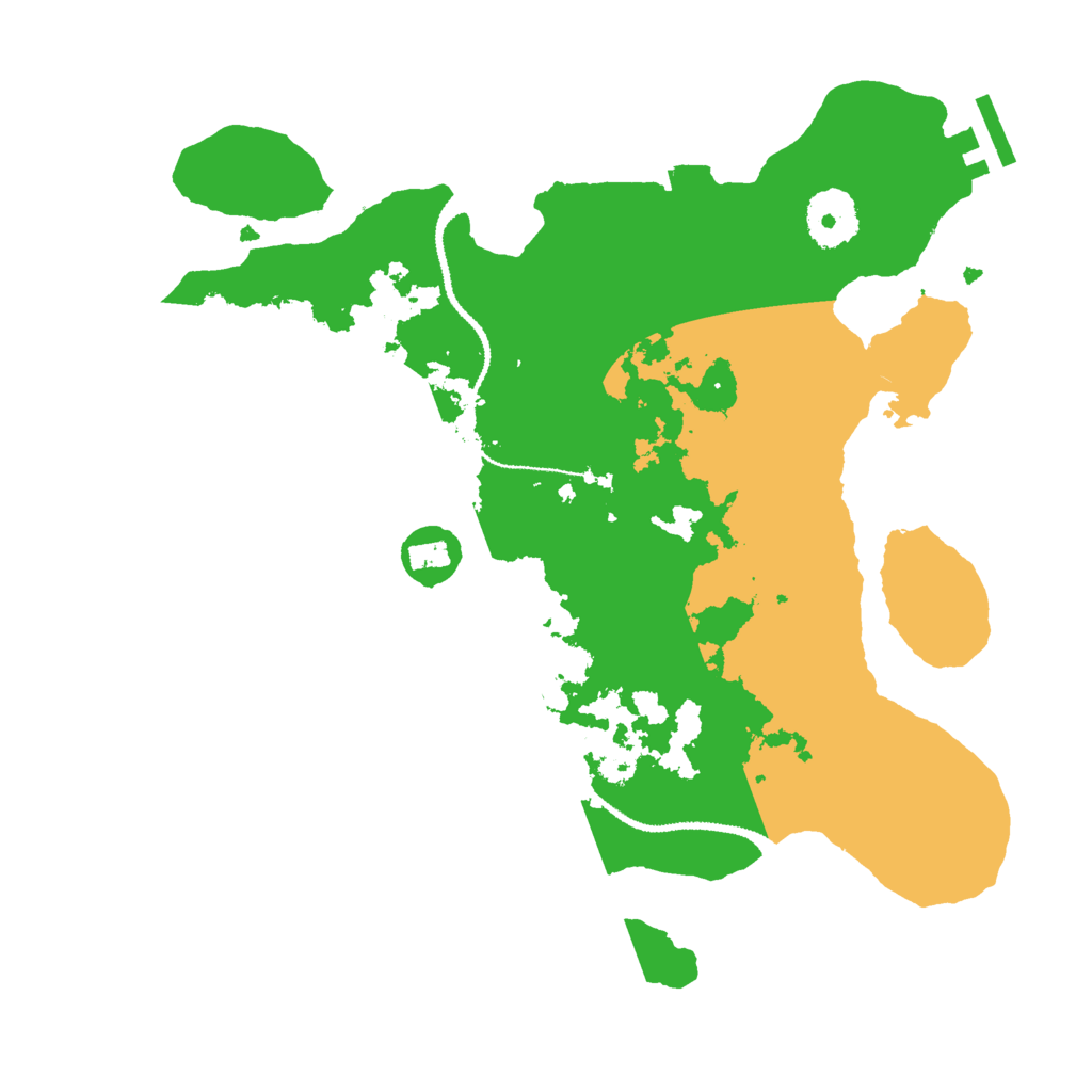 Biome Rust Map: Procedural Map, Size: 3000, Seed: 536765720