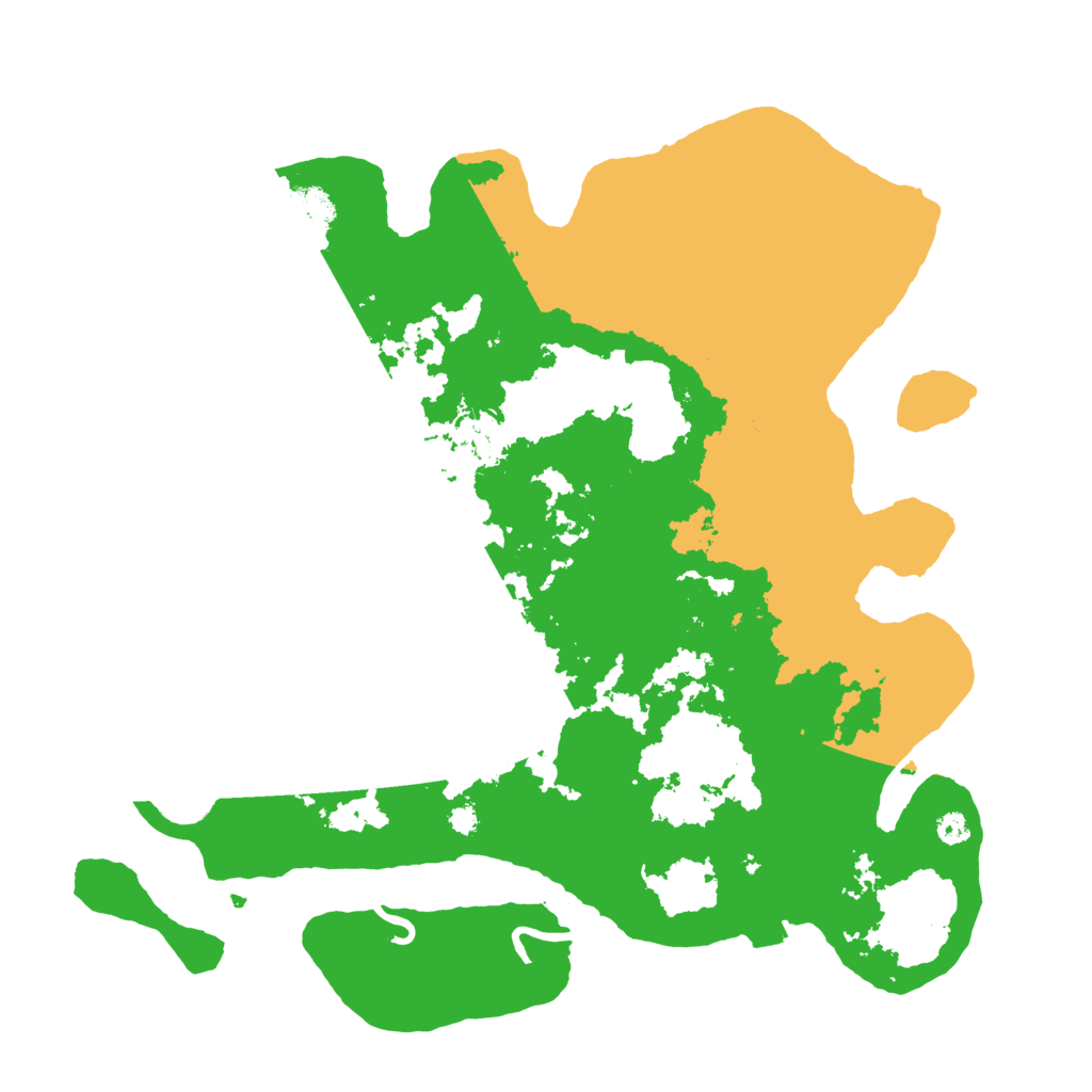 Biome Rust Map: Procedural Map, Size: 3500, Seed: 1160085877