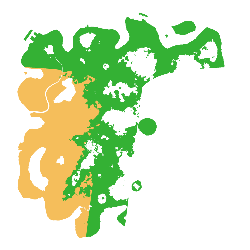 Biome Rust Map: Procedural Map, Size: 4000, Seed: 509298