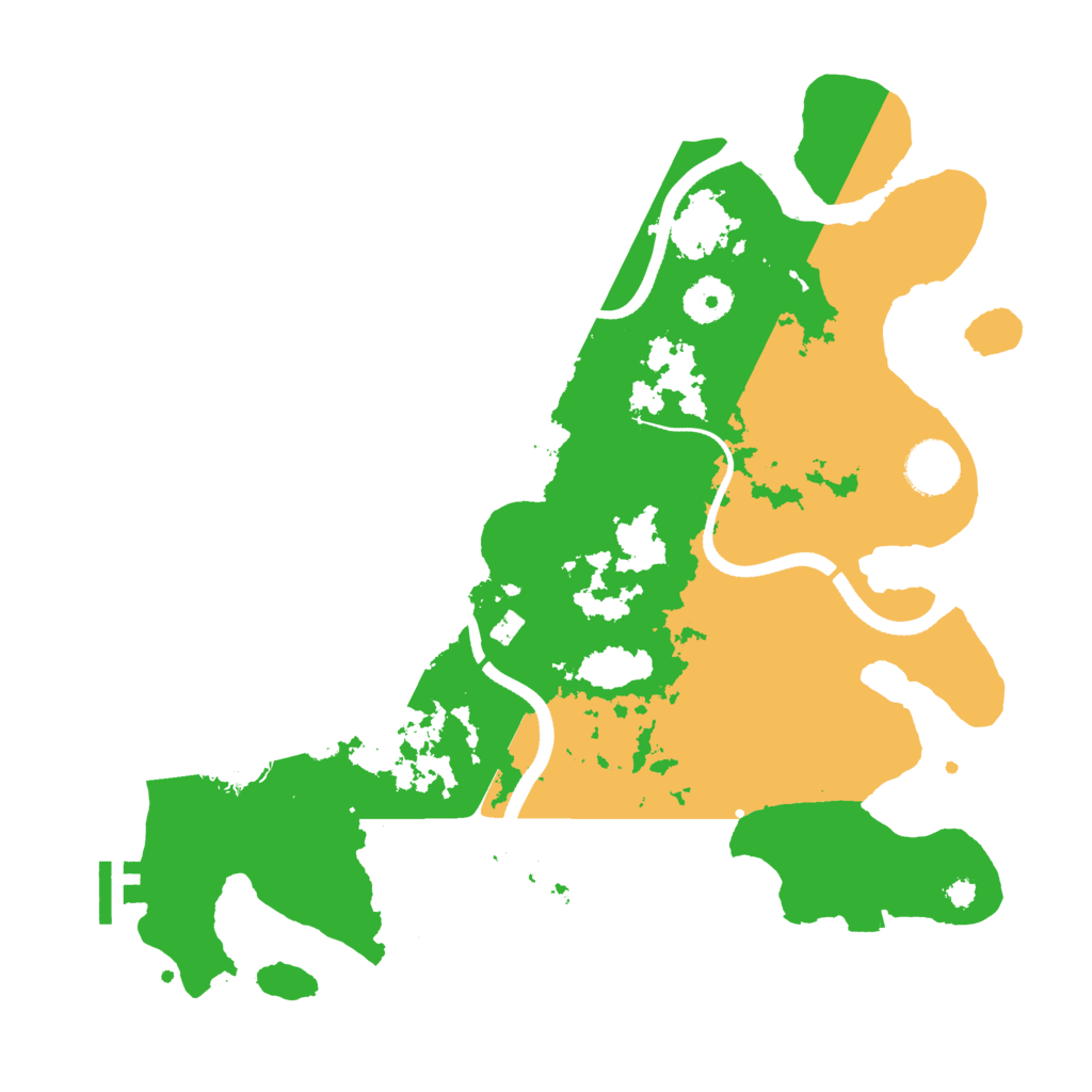 Biome Rust Map: Procedural Map, Size: 3500, Seed: 6600019