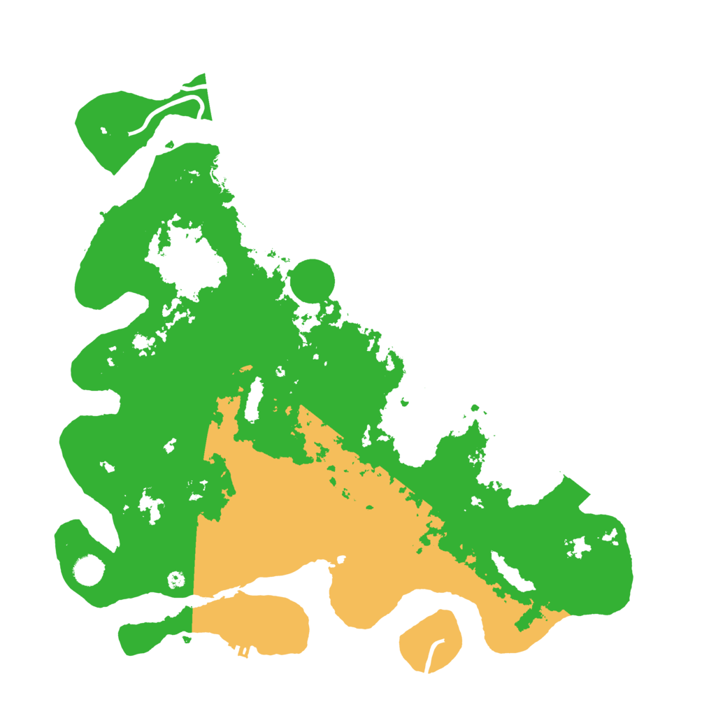 Biome Rust Map: Procedural Map, Size: 4250, Seed: 34565