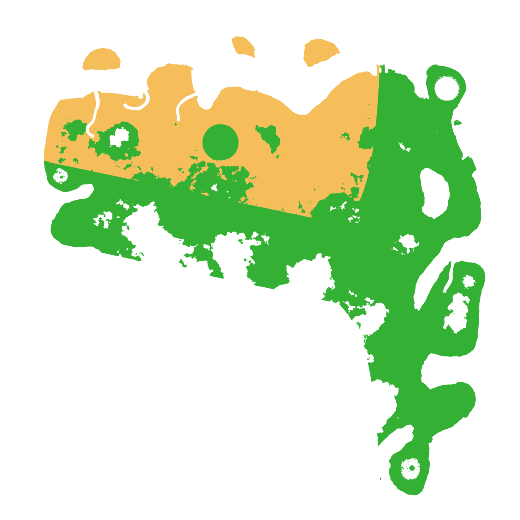 Biome Rust Map: Procedural Map, Size: 3800, Seed: 592199