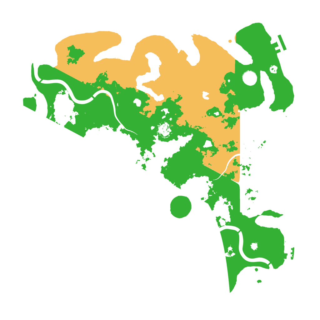 Biome Rust Map: Procedural Map, Size: 4000, Seed: 80050652