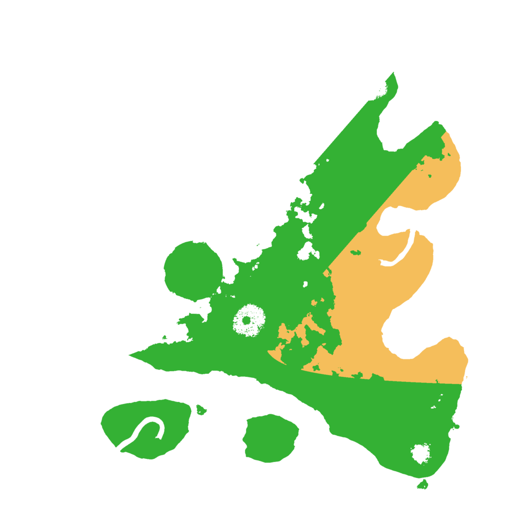 Biome Rust Map: Procedural Map, Size: 2500, Seed: 679862