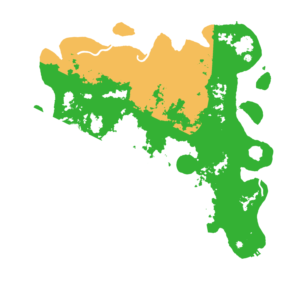 Biome Rust Map: Procedural Map, Size: 4000, Seed: 3004