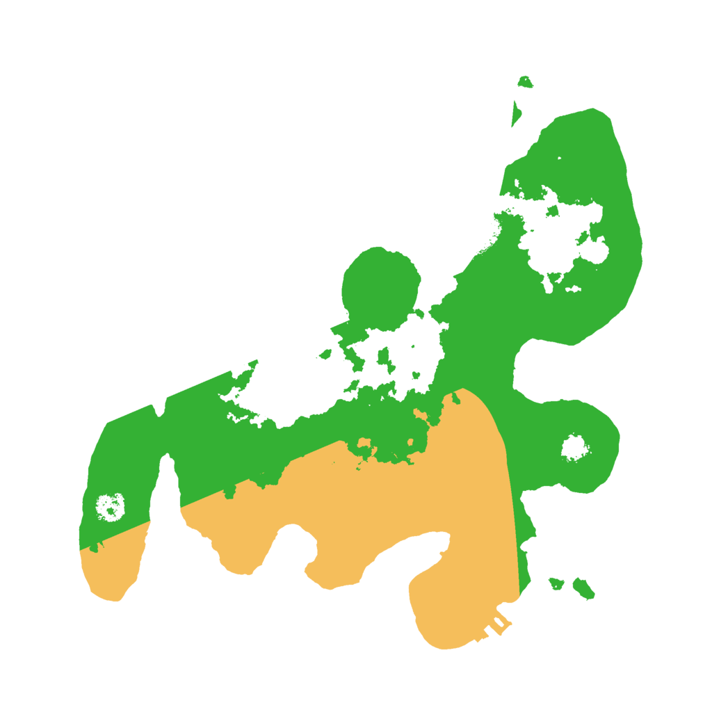 Biome Rust Map: Procedural Map, Size: 2500, Seed: 650516266