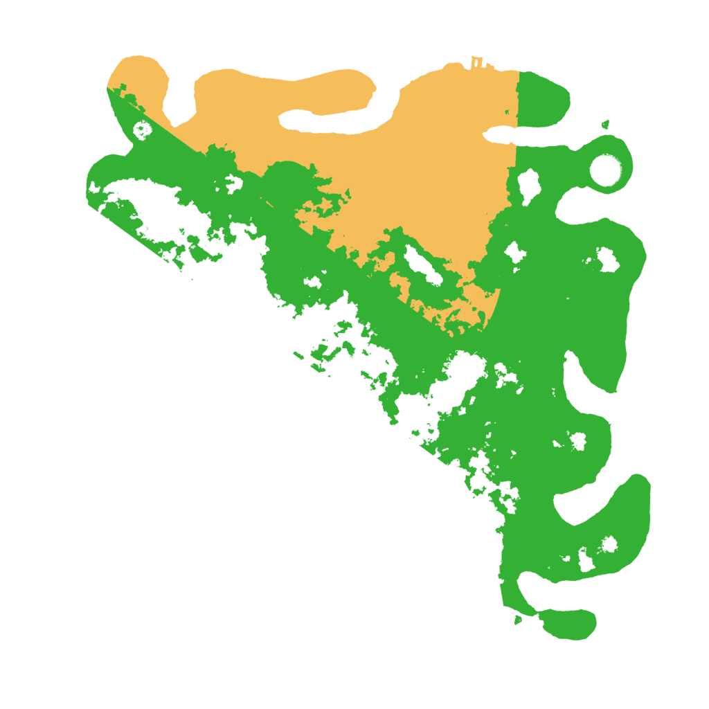 Biome Rust Map: Procedural Map, Size: 4000, Seed: 258199