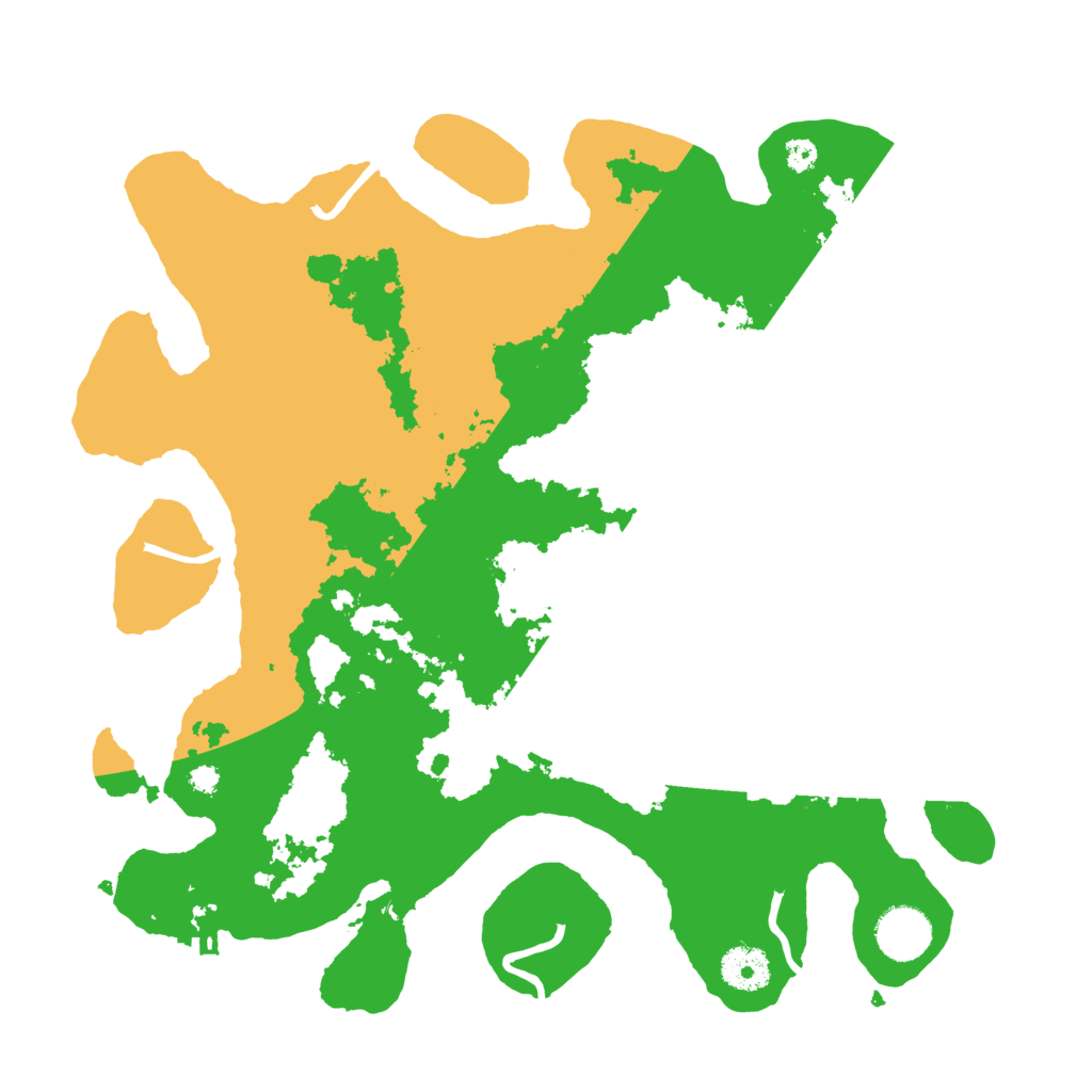Biome Rust Map: Procedural Map, Size: 3500, Seed: 3716859