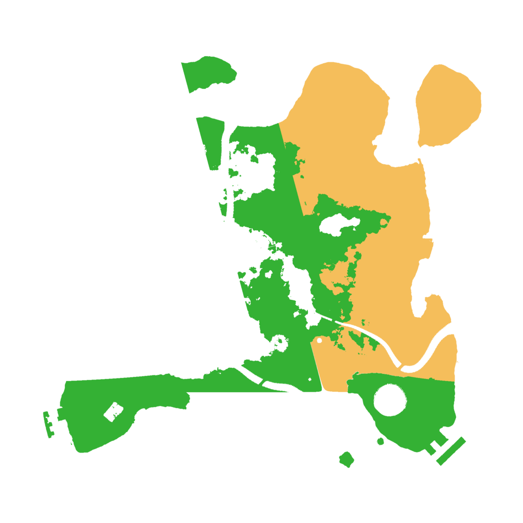 Biome Rust Map: Procedural Map, Size: 3000, Seed: 8452