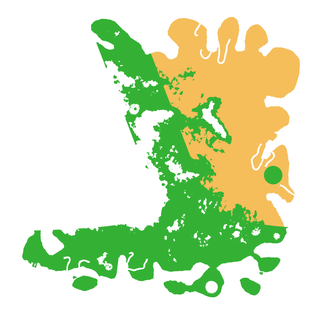 Biome Rust Map: Procedural Map, Size: 4500, Seed: 652687254