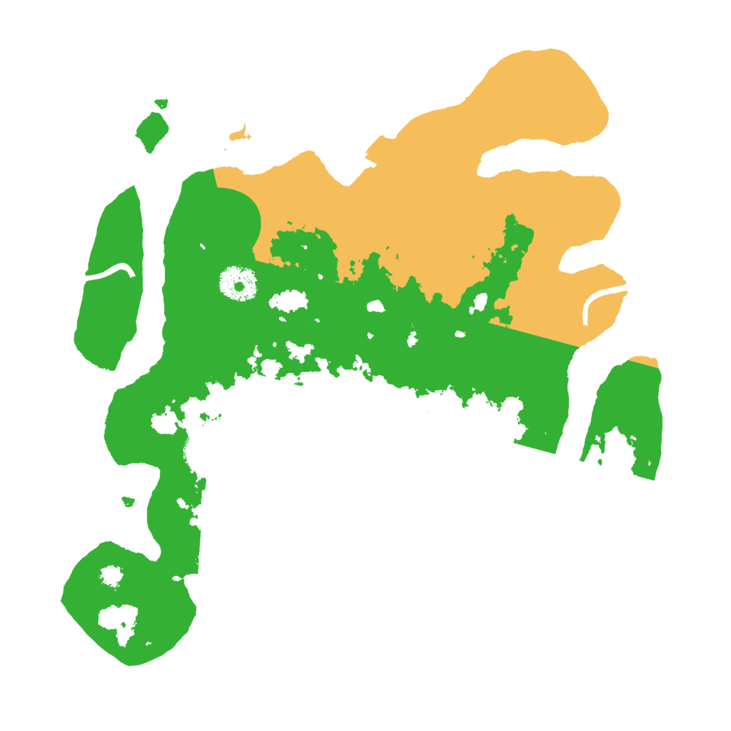 Biome Rust Map: Procedural Map, Size: 3000, Seed: 11352