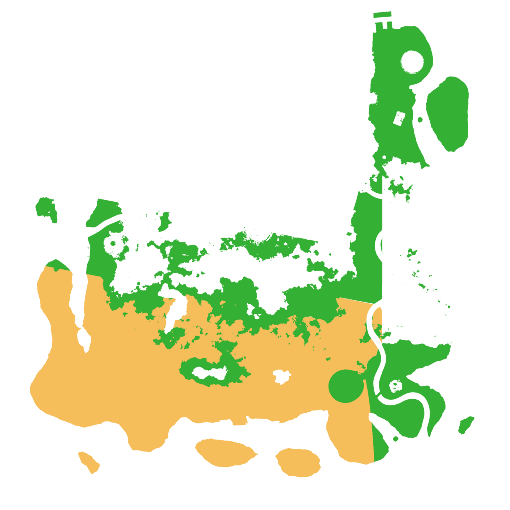 Biome Rust Map: Procedural Map, Size: 4000, Seed: 32380