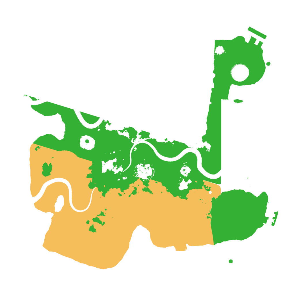 Biome Rust Map: Procedural Map, Size: 3000, Seed: 1441