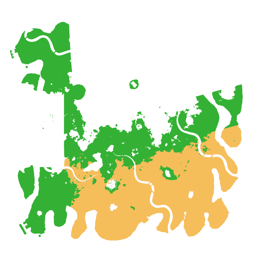 Biome Rust Map: Procedural Map, Size: 4500, Seed: 574904440