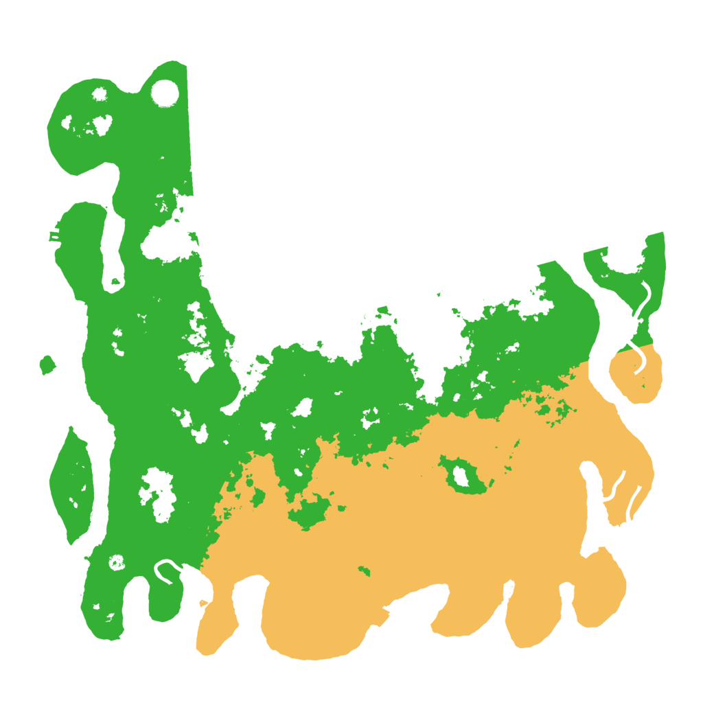 Biome Rust Map: Procedural Map, Size: 4500, Seed: 574904440