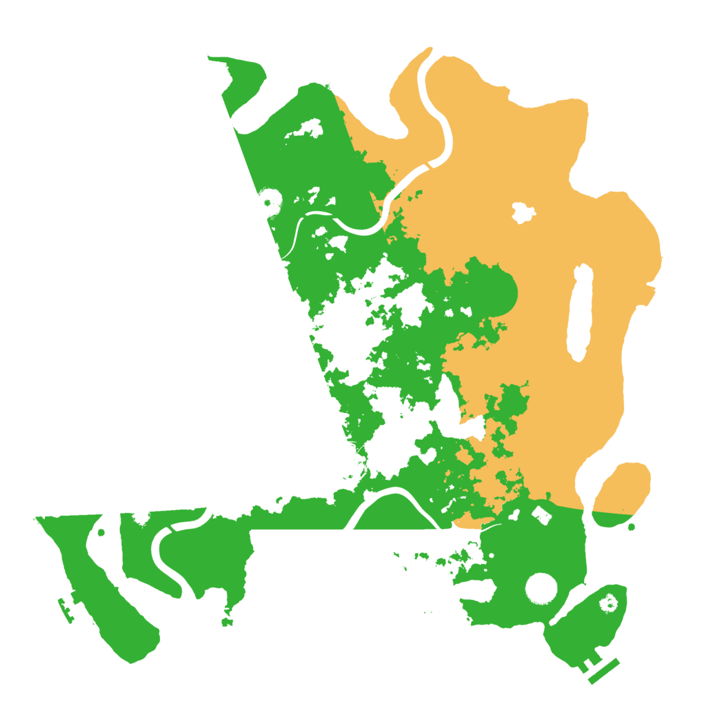Biome Rust Map: Procedural Map, Size: 4000, Seed: 981613