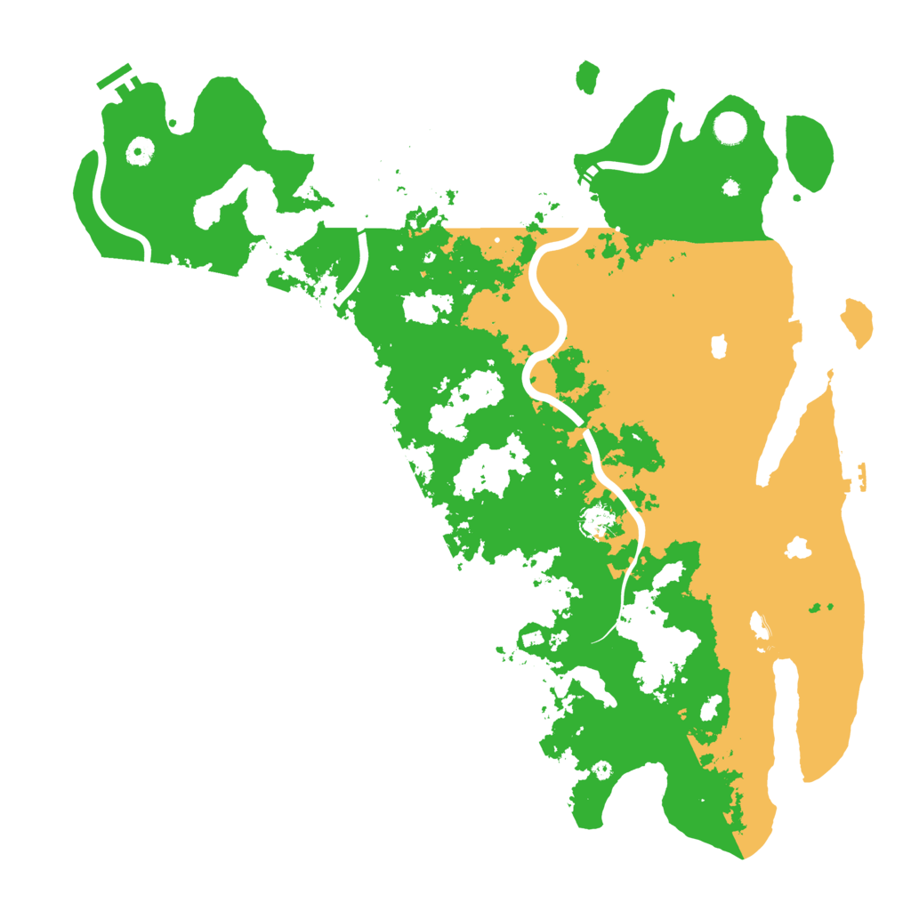 Biome Rust Map: Procedural Map, Size: 4800, Seed: 1996315332