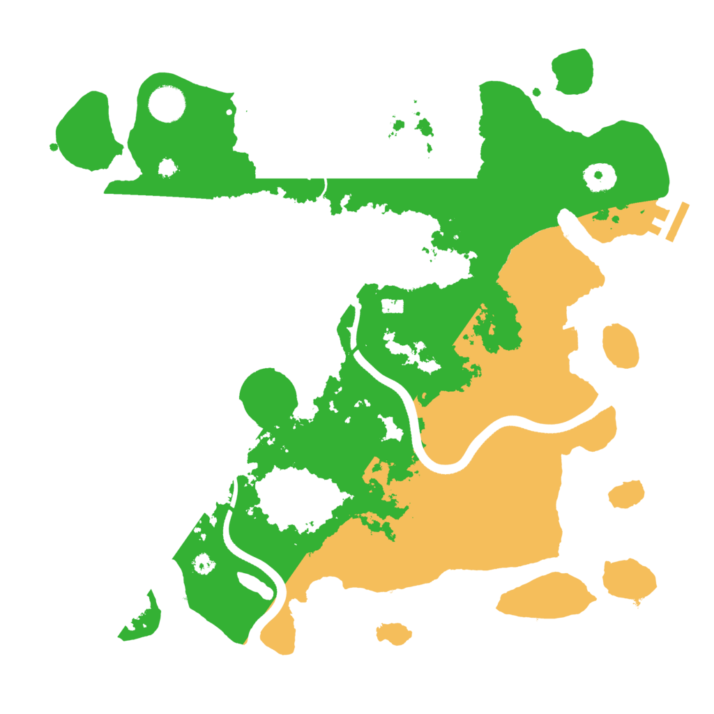 Biome Rust Map: Procedural Map, Size: 3500, Seed: 978799