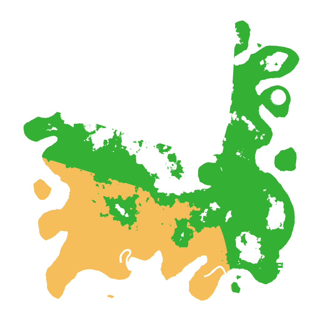 Biome Rust Map: Procedural Map, Size: 3700, Seed: 1545446733