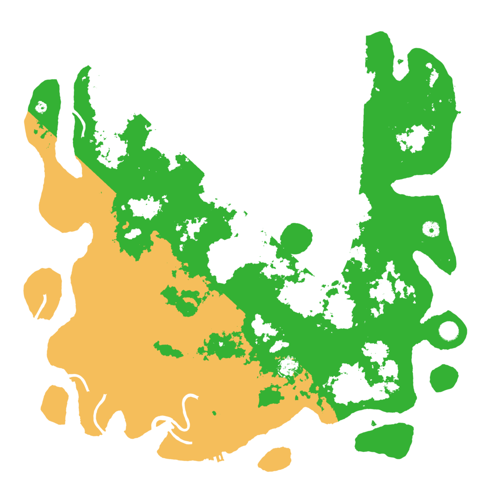 Biome Rust Map: Procedural Map, Size: 4500, Seed: 433344630