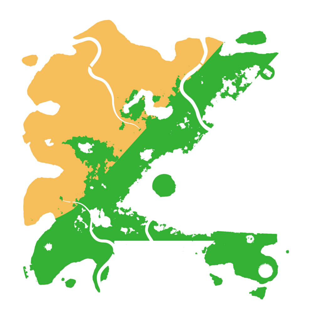 Biome Rust Map: Procedural Map, Size: 4000, Seed: 658550
