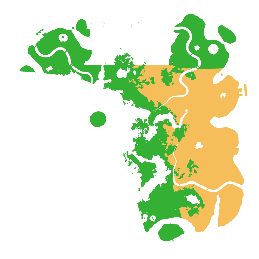 Biome Rust Map: Procedural Map, Size: 4500, Seed: 283477627