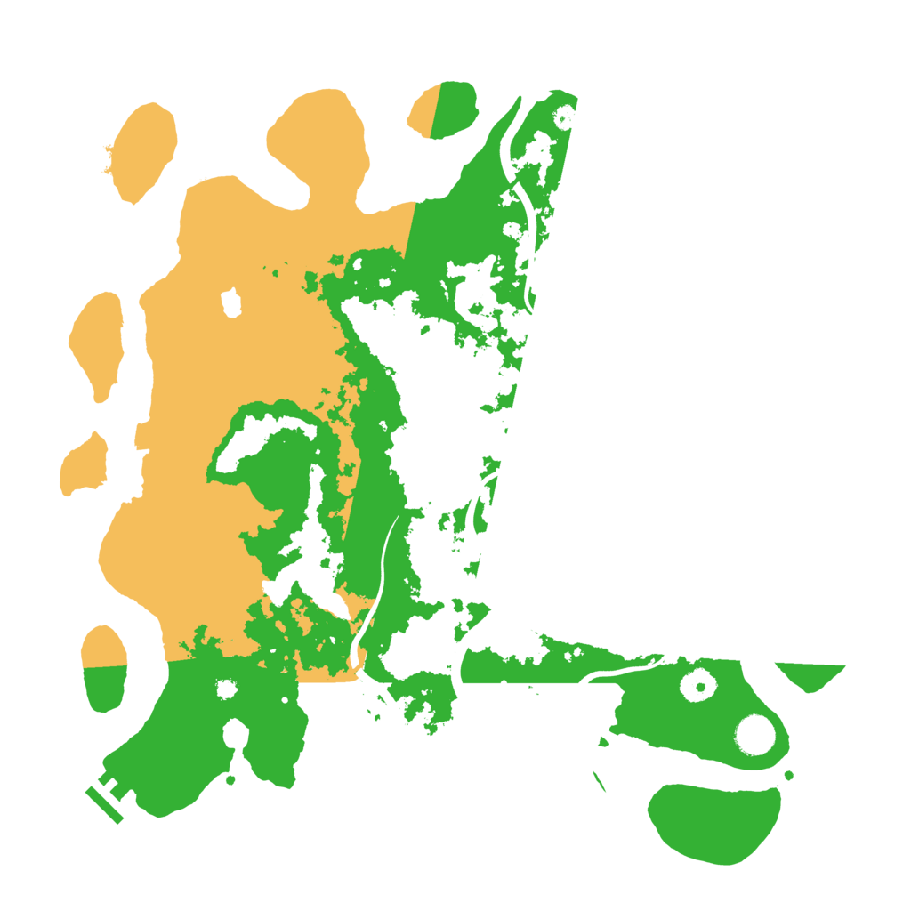 Biome Rust Map: Procedural Map, Size: 4000, Seed: 986356