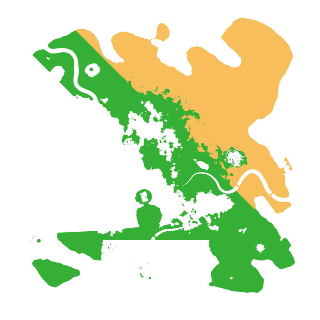 Biome Rust Map: Procedural Map, Size: 3500, Seed: 1596232377