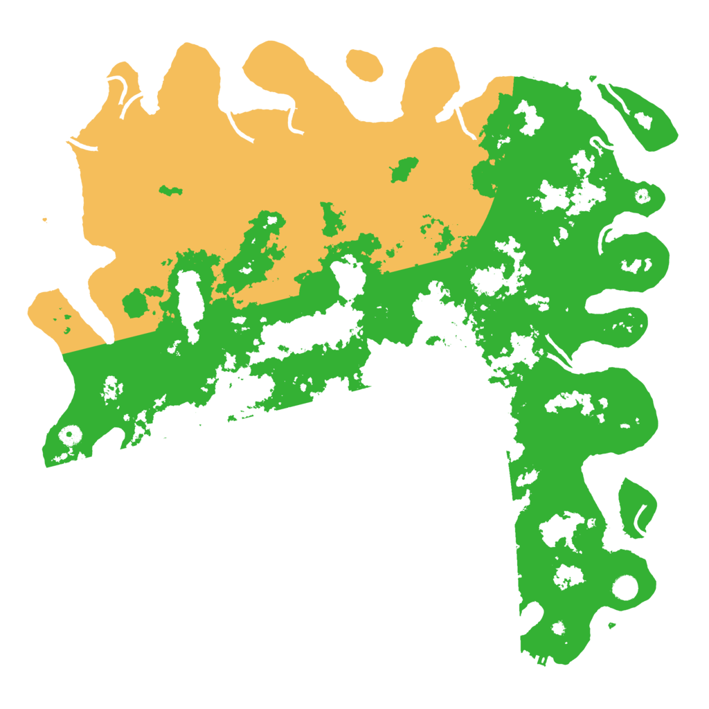 Biome Rust Map: Procedural Map, Size: 5000, Seed: 23042001