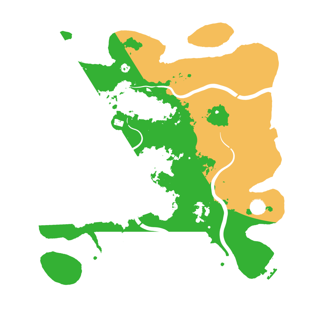 Biome Rust Map: Procedural Map, Size: 3500, Seed: 1836438734
