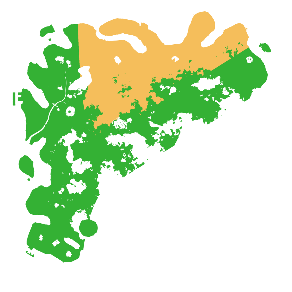Biome Rust Map: Procedural Map, Size: 4500, Seed: 2032981579