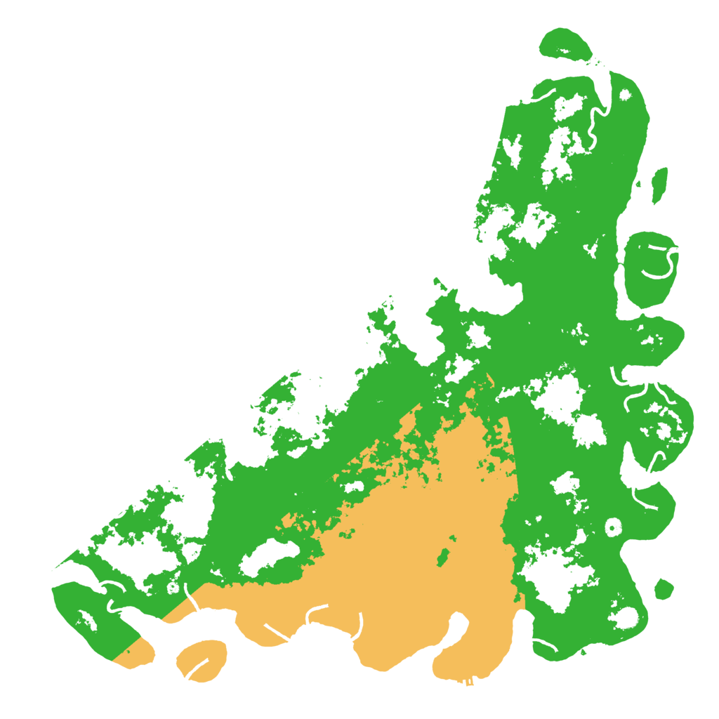 Biome Rust Map: Procedural Map, Size: 6000, Seed: 572554955