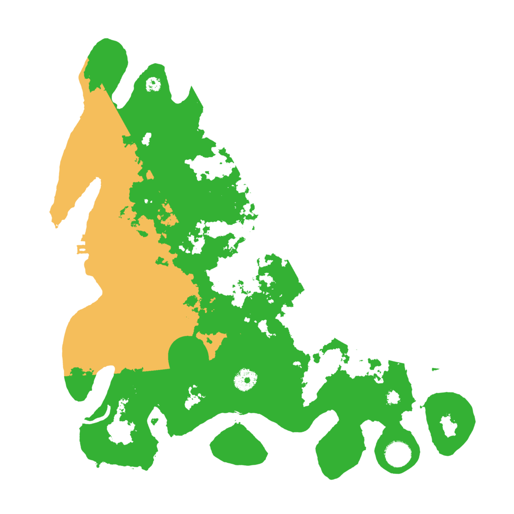 Biome Rust Map: Procedural Map, Size: 3500, Seed: 1124758492