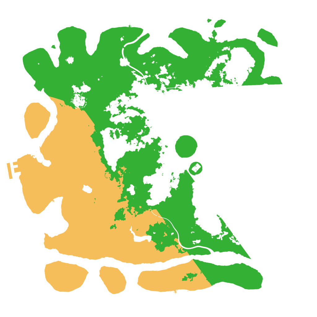 Biome Rust Map: Procedural Map, Size: 4000, Seed: 374498