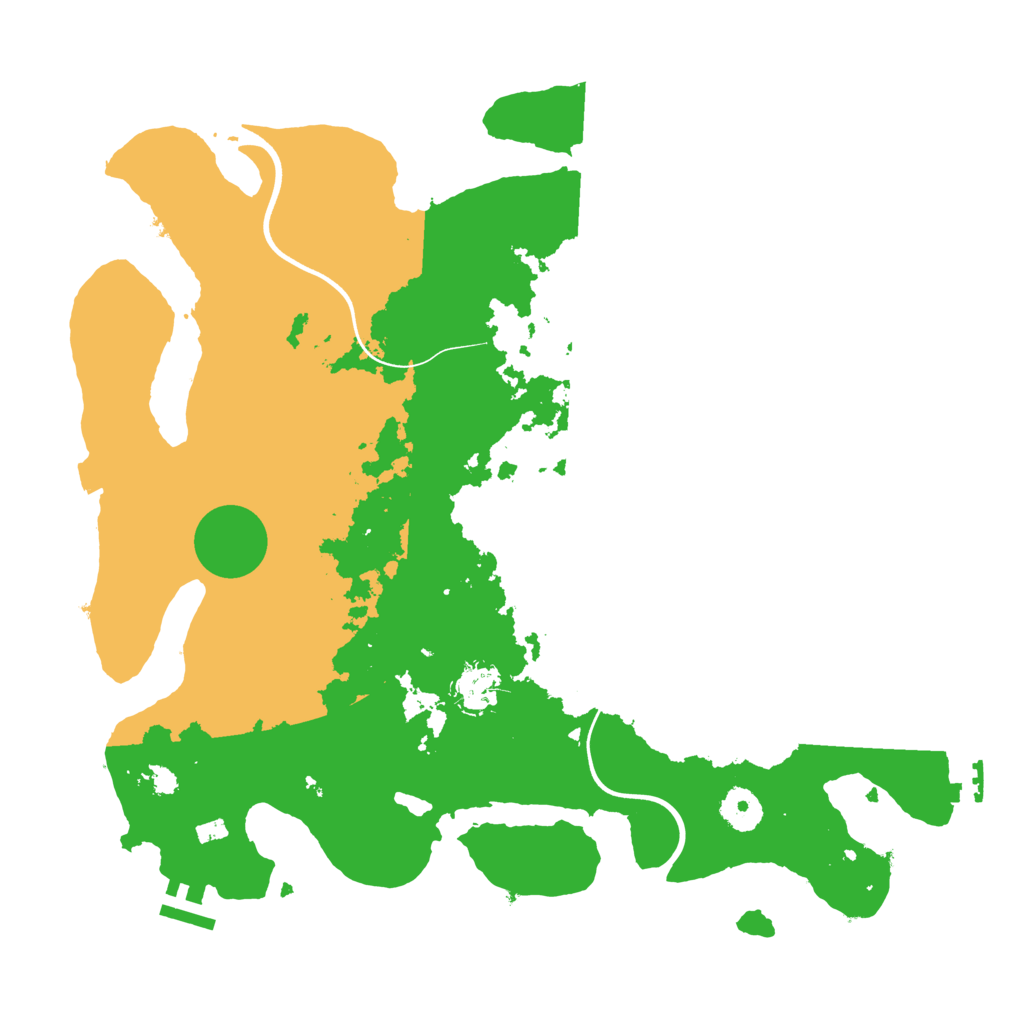 Biome Rust Map: Procedural Map, Size: 3700, Seed: 1221739597