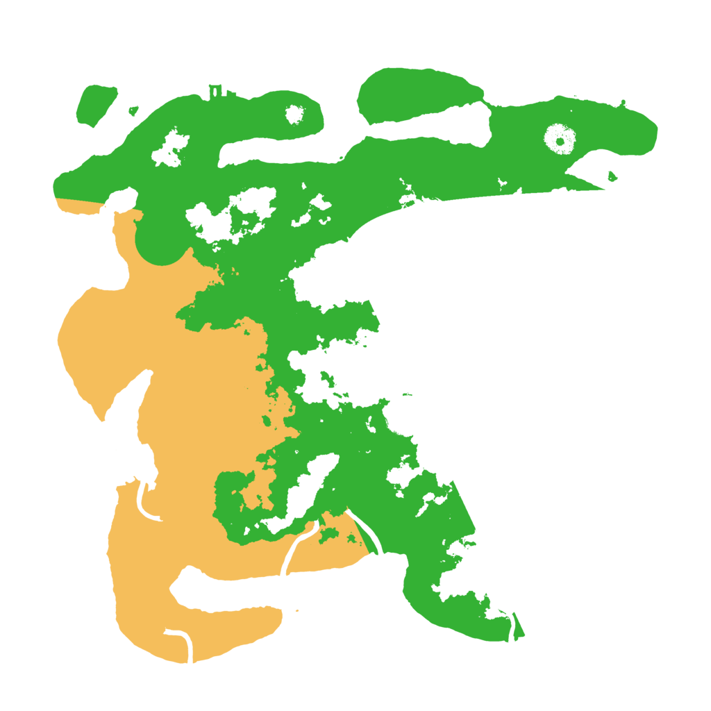 Biome Rust Map: Procedural Map, Size: 3500, Seed: 2068869092