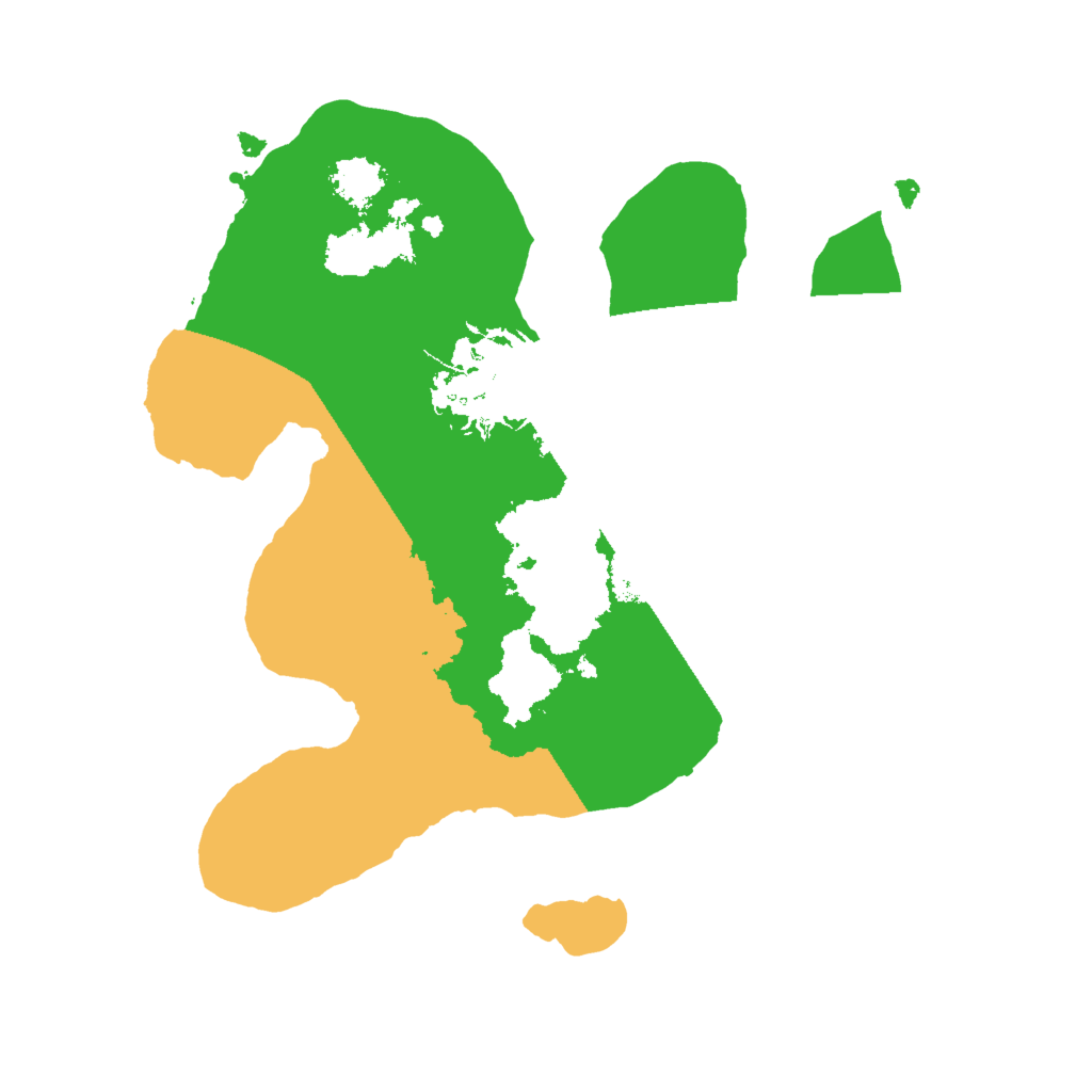 Biome Rust Map: Procedural Map, Size: 2000, Seed: 425441596