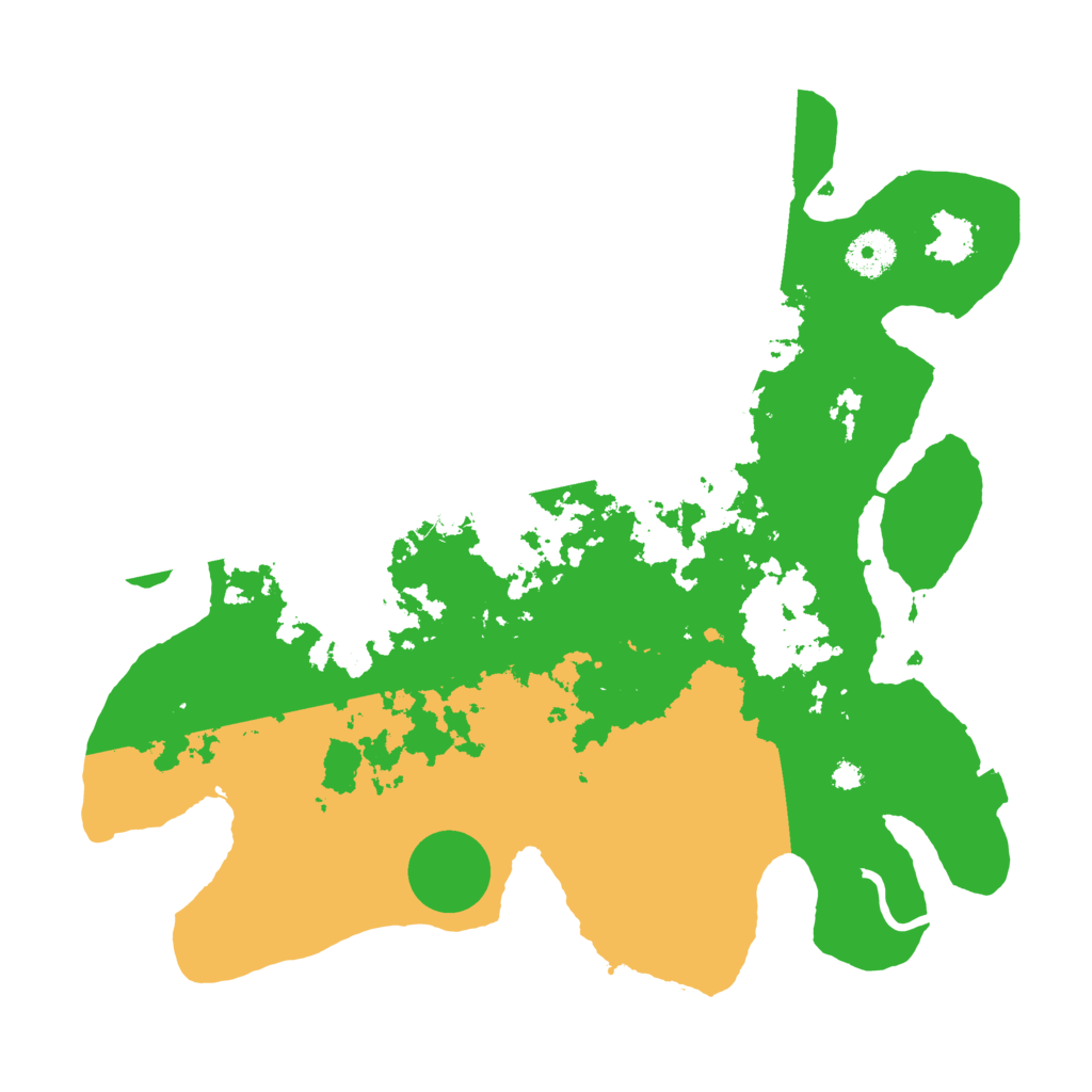 Biome Rust Map: Procedural Map, Size: 3500, Seed: 750228249