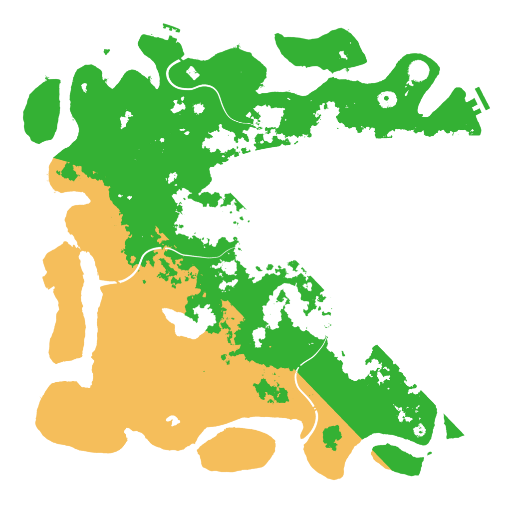 Biome Rust Map: Procedural Map, Size: 4250, Seed: 284573