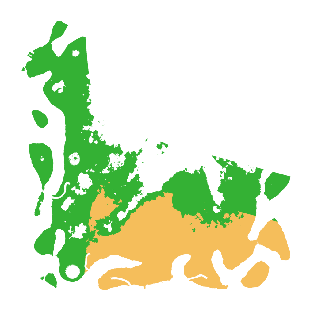 Biome Rust Map: Procedural Map, Size: 4000, Seed: 59663921