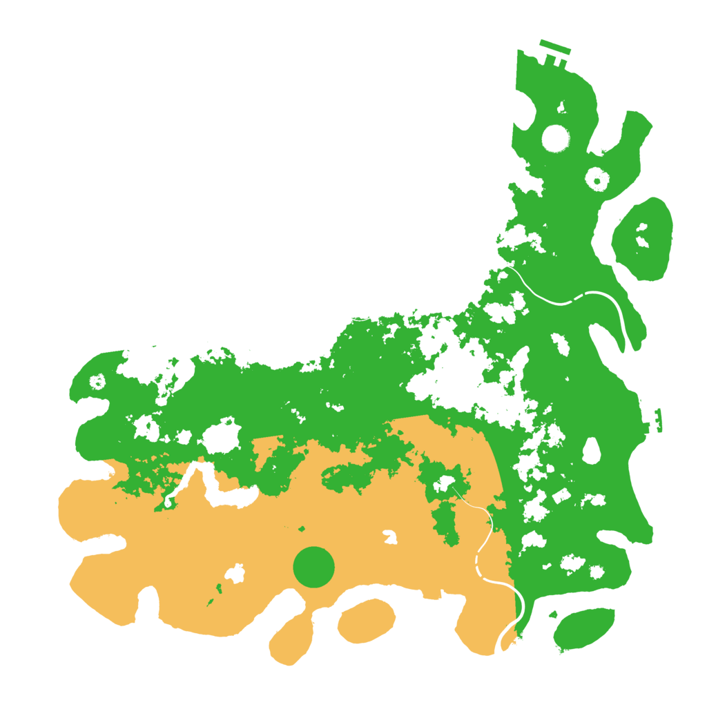 Biome Rust Map: Procedural Map, Size: 4500, Seed: 852941772