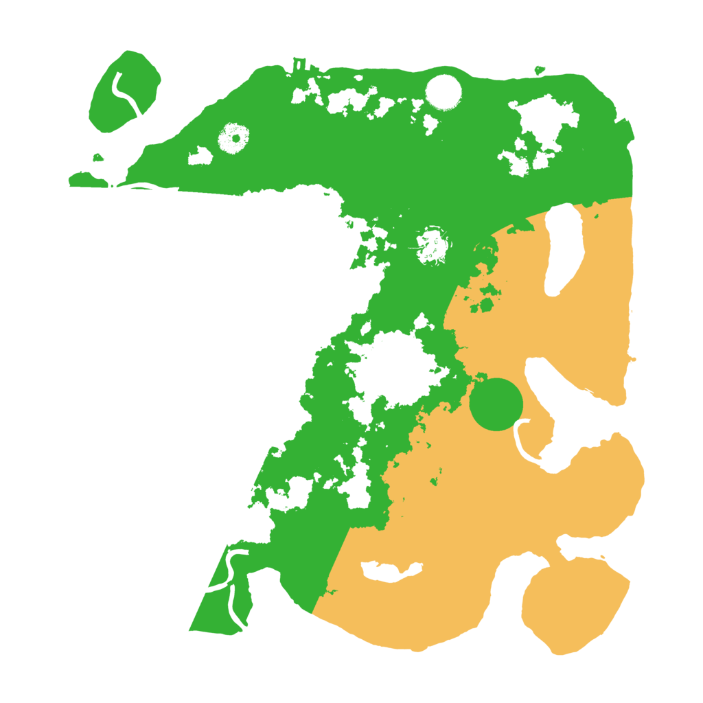 Biome Rust Map: Procedural Map, Size: 3500, Seed: 1954471343