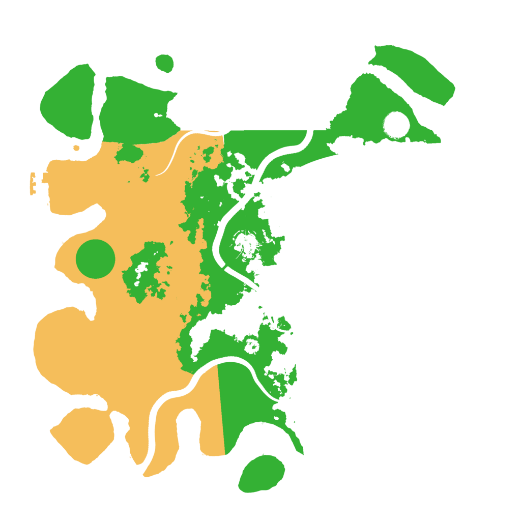 Biome Rust Map: Procedural Map, Size: 3500, Seed: 1471205258
